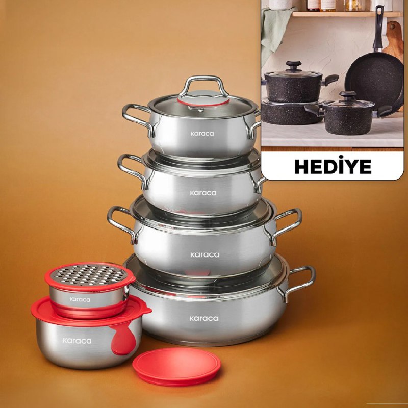 Karaca Stream Bone Saturn 24 Parça 6 Kişilik Yemek Takımı Platin